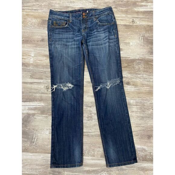 VIGOSS Collection Dublin Skinny Jeans Distressed Women’s Sz 13/14 - Picture 1 of 8